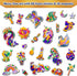 FLUXOJOY Set 4 5 6 7 8 9 10 11 12 Foil Art Craft Kits for Kids, Mess -Free Fun Activity for Child, DIY Printing Craft