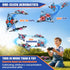 ZzzMgzzZ 360 3+ Foam Remote Control Airplanes for Kids & Adults | RC Fighter Jet with Light, Flip Fighter Jet Toys