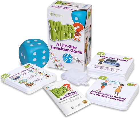 M&J Games What's Next? A Life-Size Transition Game - Jumbo Size Inclusive Floor Game for Neurodivergent Individuals