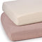 lulumoon Mini Crib Sheets Muslin: Soft Cotton Fitted Mini Crib Mattress Sheets