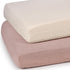 lulumoon Mini Crib Sheets Muslin: Soft Cotton Fitted Mini Crib Mattress Sheets