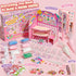 Cleboen Set, 24 8+, Mini Dessert House DIY Toy Making Miniature Food Desserts, Resin & Clay Kitchen Play Food DIY Craft