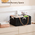Angelhood Large Paper Rope Diaper Caddy, Baby Essentials Organizer, Portable Baby Shower Baskets Gift Bin, Car Storage