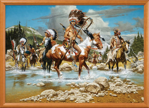 MasterPieces 1000 Piece Jigsaw Puzzle - The Chiefs, 19.25"x26.75" for Adults, Family, Youth