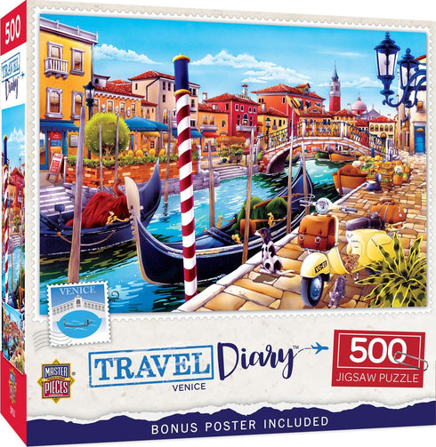 MasterPieces 550 Piece Jigsaw Puzzle for Adults, Family, or Youth - Venice - 18"x24"