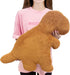 Dino Nugget Pillow - Large 18.7" Dinosaur Stuffed Animal Gifts, Chicken Nugget Plush Room Decor for Boys and Girls