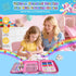 DreamyCandy 73PCS Set 4-6-8,Kids Unicorn Washable Markers with Glitter Pencil Case, Art Supplies and Craft for Girls