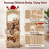 Stuffed Animal Storage,Christmas Reindeer Stuffed Animal Organizer, Movable Stuffed Animal Holder with Elastic Cords