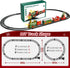 Novaluki Set 4-8, 3 4 5 6 7 8 Christmas Train for Kids, Electric Train Toy with Light and Sound, DIY Building Train