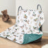 Mallard Duck Baby Blanket for Boys Girls Soft Fleece Minky Blanket with