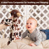 Longhorn Baby Security Blanket Lovey Baby Shower Cow Spotted Cowhide Print Stuffed Cow Snuggler First Birthday Unisex