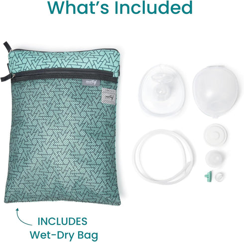 5 (5 oz) Motif Medical Breast Milk Collector Cups for Luna, Duo, & Roam Breast Pump - Hands-Free & Portable Collection