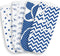 BaeBae Goods Navy Bicycles Swaddle Blanket wrap (S/M)