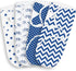 BaeBae Goods Navy Bicycles Swaddle Blanket wrap (S/M)