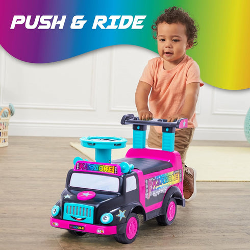 WADDLE Toddler Ride On Toy - Push Car with Interactive Musical Features for Ages 1-3, Easy Assembly Baby Toy