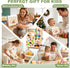 1-3 10 19 1+ Busy Board for Toddlers - Montessori Educational Sensory Toy with Switches & Lights, Activity Board
