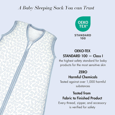 2.5 Unisex Baby Sleep Sack TOG, Winter Warm Thick Wearable Blanket, Soft Rayon made from Bamboo Toddler Sleep Bag
