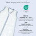 2.5 Unisex Baby Sleep Sack TOG, Winter Warm Thick Wearable Blanket, Soft Rayon made from Bamboo Toddler Sleep Bag