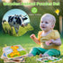 Wooden Puzzles for Toddlers Ages 1-3 - Montessori Toys with 6 Animal Patterns, Educational Learning Toys (6 Pack)