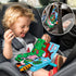 2 PCS High Contrast Crinkle Baby Books for 0-6 Months - Interactive Sensory Touch Feel Infant Travel Gift