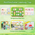 Letoya Toddler Busy Board, Farm Busy Book Montessori Toys for Toddlers, Sensory Board Learning Toy Educational Activity