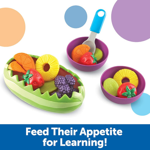 1-3, Sets, Learning Resources New Sprouts Fresh Fruit Salad - Realistic Play Food for Toddlers Preschool Learning Toys