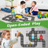Magnetic Tiles Road Set, Magnet Tiles for Kids Ages 3-8, Montessori Educational STEM Creativity Toys for Toddlers