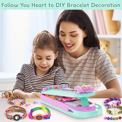 2-in-1 Set 6 7 8 9 10 11 12 Hollyhi Friendship Bracelet Making Kits: DIY Art and Crafts Jewelry String Braiding Toys