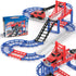 DIY Construction Race Track Set, 24 Pieces with Battery Powered Car,Bridge Building