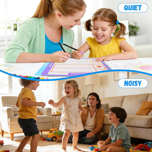 3-5, Preschool Learning Activities - Toddler Handwriting Practice and Tracing Books for Kids Ages Montessori Busy Book