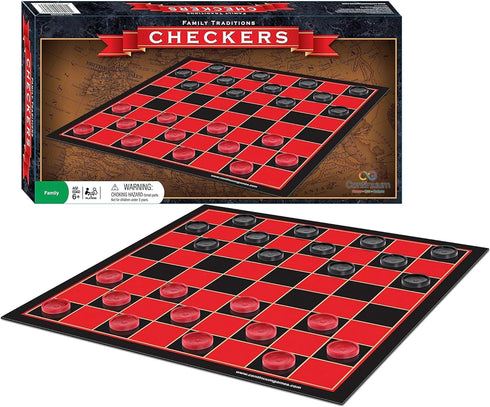 Continuum Games Checkers Family Traditions Board Games for 72 months to 1188