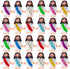 24 Pcs Jesus Toys Mini Rubber Little Jesus Figurine to Hide and Seek Religious Sunday School Gifts for Kids Girls Boys