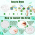 24 Sets COcnny Earth Day Coloring Craft- Color Your Own Globe Art Craft DIY Wheel Cards for Kids, Happy Earth Day Paper