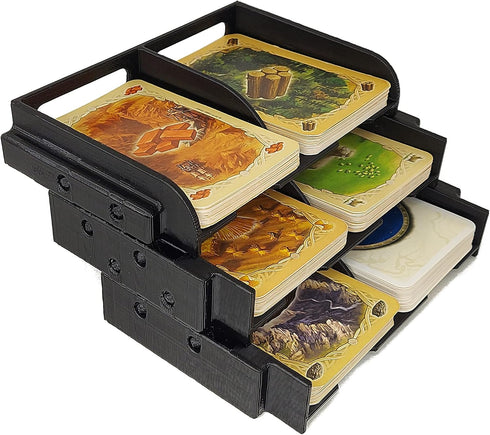 Catan Resource Cards Card Tray - Organizer for Game Components