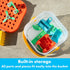 Educational Insights Design & Drill Build-It Bucket with Electric Drill Toy, 41 Pieces, Preschool STEM Toy