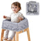 Sprouterie High Chair Cover for Baby Restaurant with Safety Harness Stain and Slip