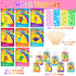 Ximoeo 24Pack 4-8 8-12 Rainbow Scratch Notebook Party Favor For Kids Scratch Art Paper Basket Stuffers, Easter Coloring