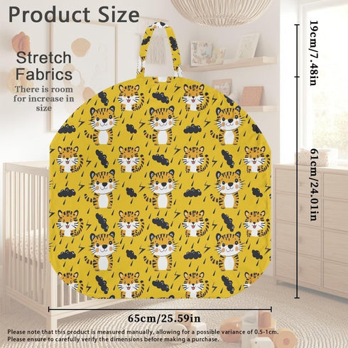 Hechitok Cartoon Tiger Removable Newborn Lounger Cover Nursing Pillow Slipcover Soft Snug Fits Baby Lounger