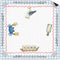 VIIJJUE Coastal Beach Mahjong Mat 31.5 x 31.5 in, Blue and White Plaid