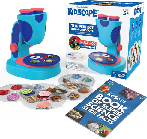 Educational Insights GeoSafari Kidscope - STEM Toys for Kids, Toddler Learning Toys, Kids Microscope
