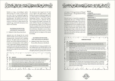Free League Forbidden Lands: Book of Beasts - Hardcover RPG Expansion, Free League Publishing