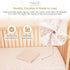 MOZAH 2 Pack, Organic Muslin Crib Sheets, Soft and Breathable Bedding for Baby Girls or Boys, Snug Fitted Sheet