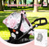 2 3D Pea Pod Car Seat Cover for Baby Girls, Floral Infant Car Seat Canopy Cover for Newborn, with Layers Windows
