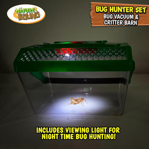 Nature Bound Bug Catcher Toy, Eco-Friendly Bug Vacuum, Complete Kit for Kids, Ages 3 to 12, Indoor/Outdoor Play, Green