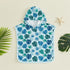 TUWIXIUW 18-24 Toddler Hooded Beach Towel Baby Boy Girl Poncho Towels Cartoon Printed Soft Coverup Bath Towels for Swim