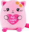 Best Mom Ever Gifts, 10-Inch Pink Cat Stuffed Animal Mom Birthday Gift