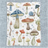 Mushroom Baby Blanket, Mushroom Baby Nursery Bedding Blanket, Custom Mushroom Baby Receiving