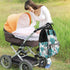 FHEDVBN Backpack Mummy Backpacks Daypack Teal Grey and White Floral Diaper Bag for Women Multifunction Waterproof