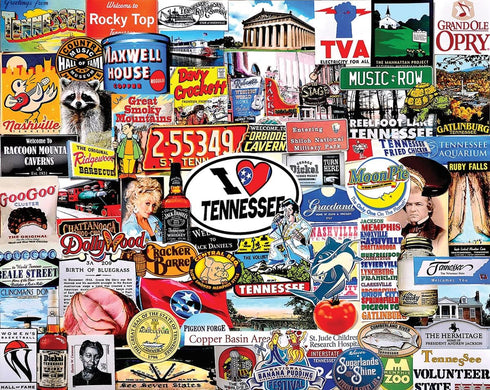 I Love Tennessee Jigsaw Puzzle - 1000 Pieces by White Mountain