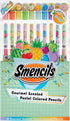 10 Count, Pastel Colored Smencils - Patented Gourmet Scented Colored Pencils made from Recycled Newspapers, Gifts